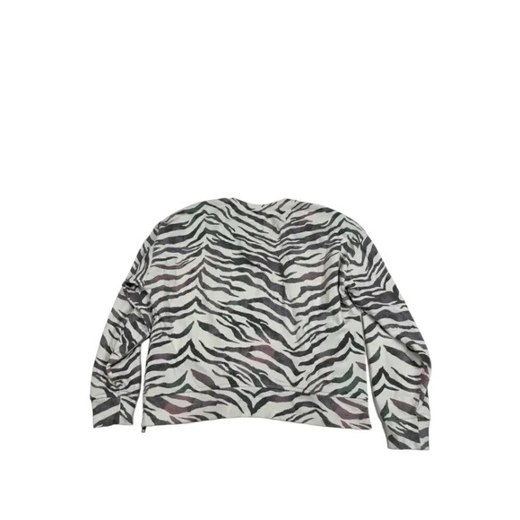 Rails Marlo Ivory Gradient Tiger Striped Sweatshirt - Picture 4 of 12